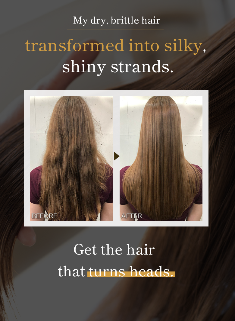 パサつき、ゴワつきの髪がシルクの様な輝きを放つ｜Glossy Hair Tokyo